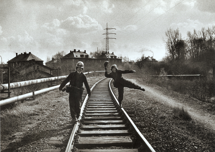 Untitled (Men on Railroad Tracks) Untitled (Men on Railroad Tracks)