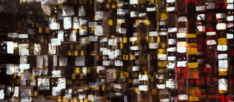 Untitled Abstraction, Colored Wood Blocks