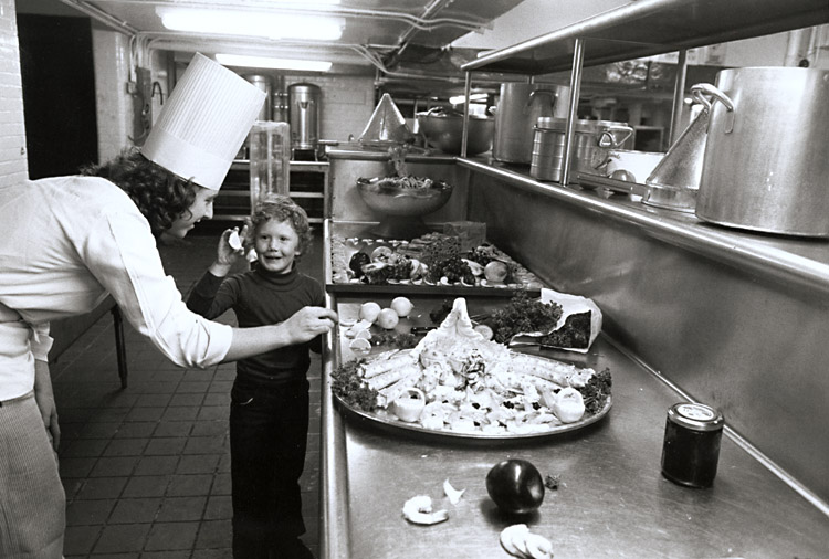 Caroline with Chef Caroline with Chef